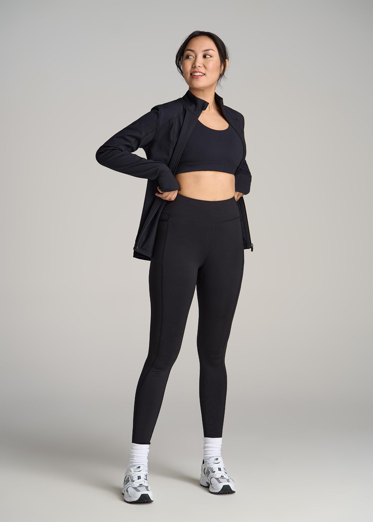 Bella Outer-Pocket Tall Women's Legging in Black Female Product Image