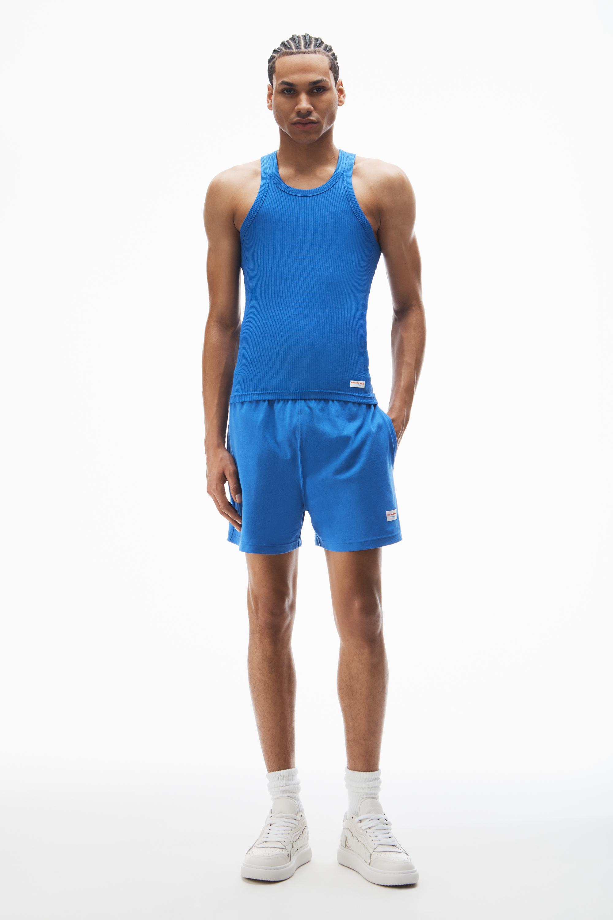 Men's Tank In Ribbed Cotton Jersey Product Image