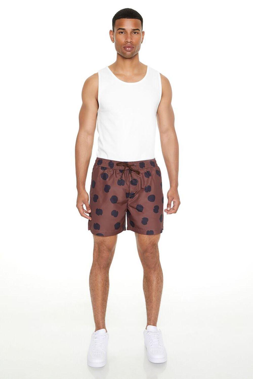 Polka Dot Swim Trunks | Forever 21 Product Image