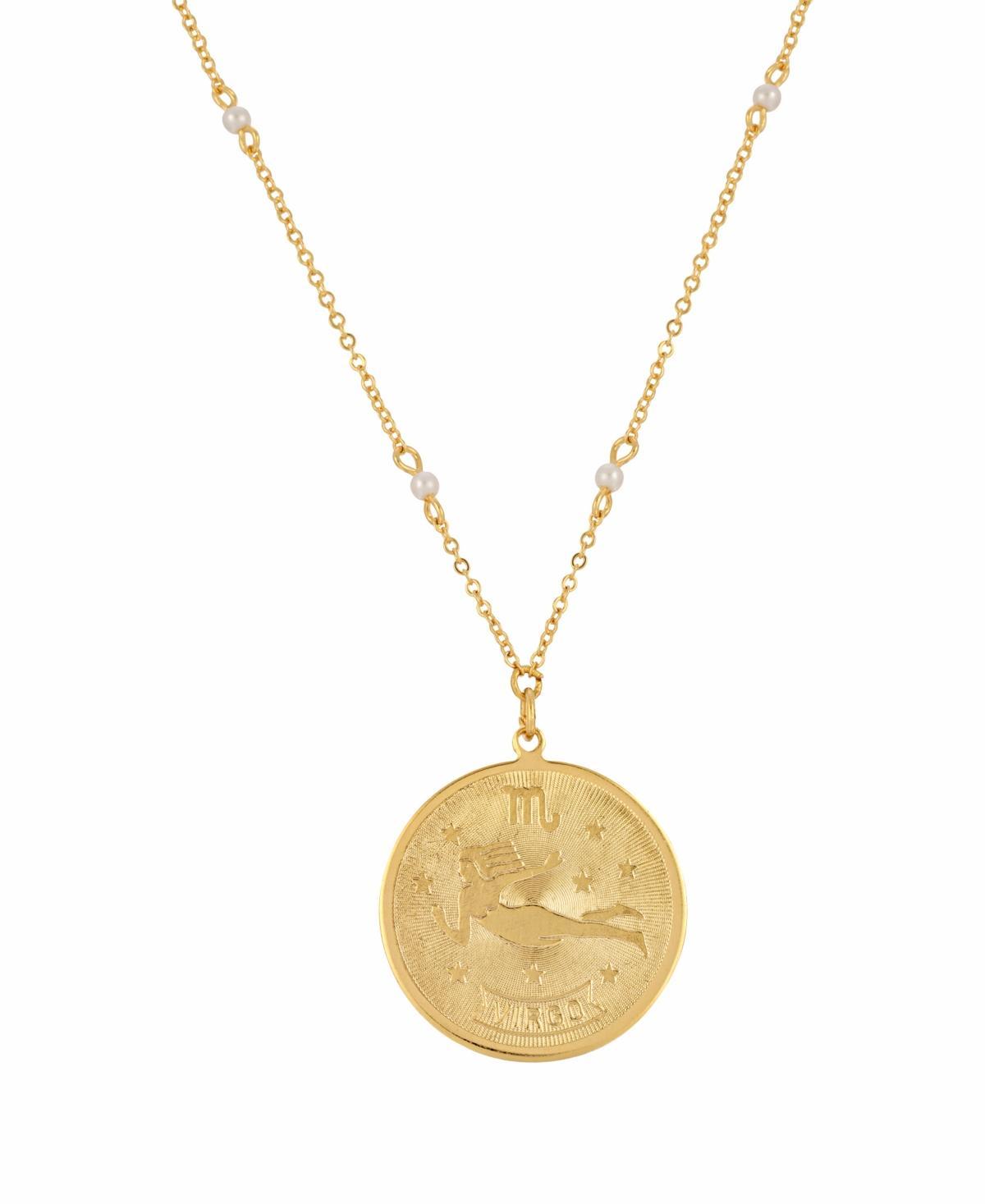 1928 Gold-tone Sagittarius Pendant Necklace, Womens, May Product Image