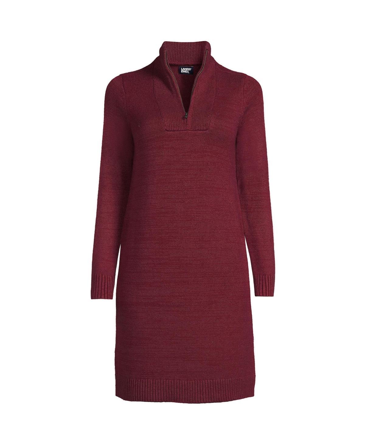 Lands End Womens Cozy Lofty Sweater Dress Product Image