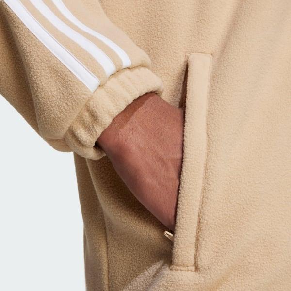 Adicolor 3-Stripes Teddy Fleece Hoodie Product Image