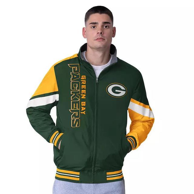 Mens G-III Extreme Bay Packers Strong Arm Reversible Full-Zip Jacket Product Image