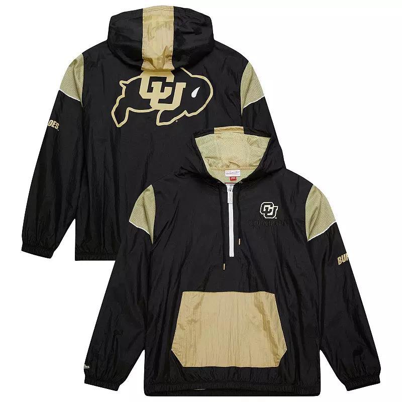 Mens Mitchell & Ness Colorado Buffaloes Team 3.0 Anorak Half-Zip Hoodie Product Image