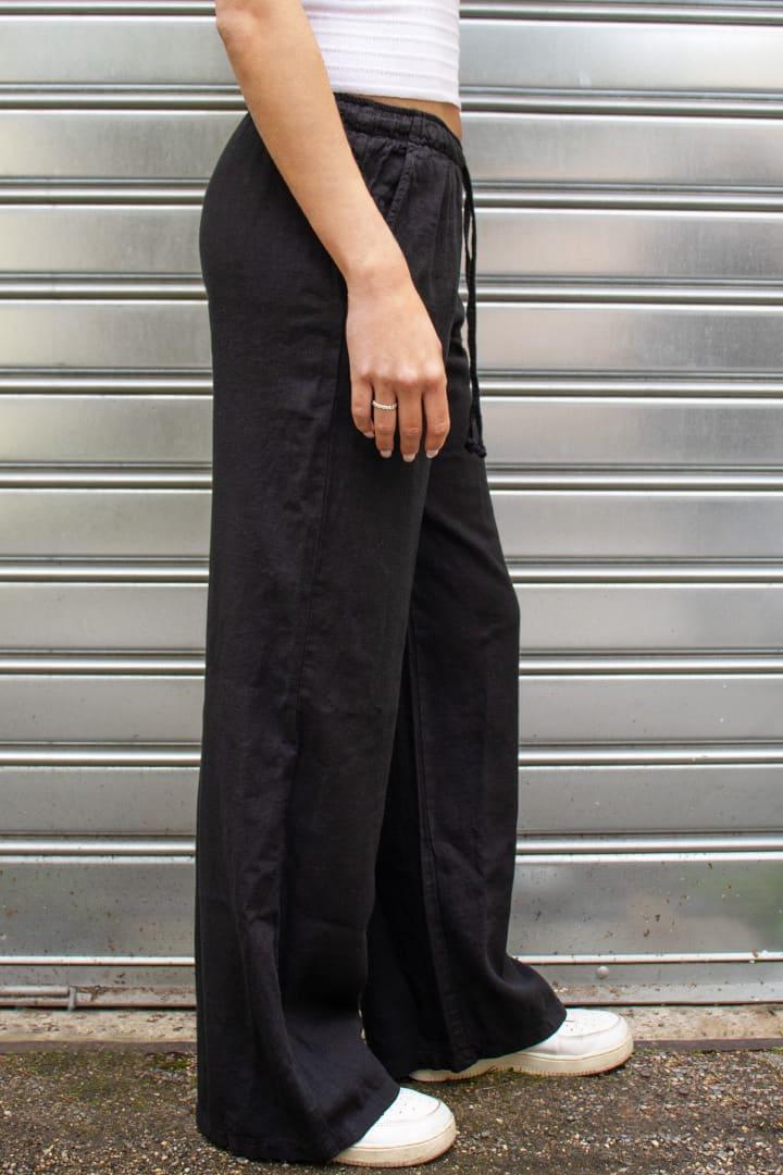 Coulisse wide leg trousers Product Image