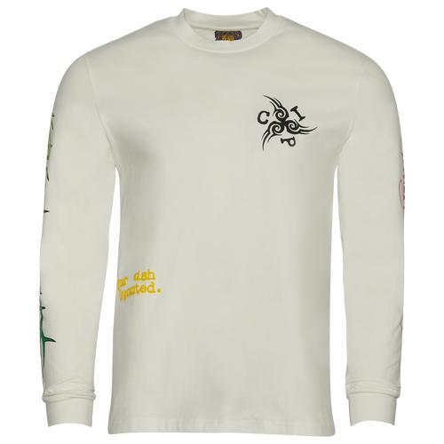 Coney Island Picnic Mens Vine Long Sleeve T-Shirt - White/White Product Image