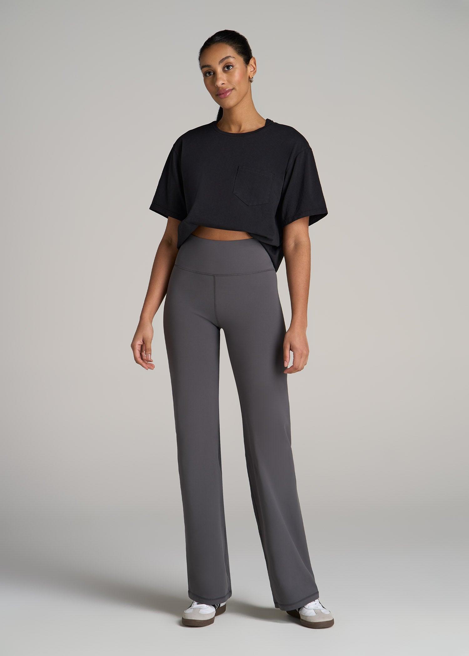 Balance Wide-Leg Pants for Tall Women in Charcoal Product Image