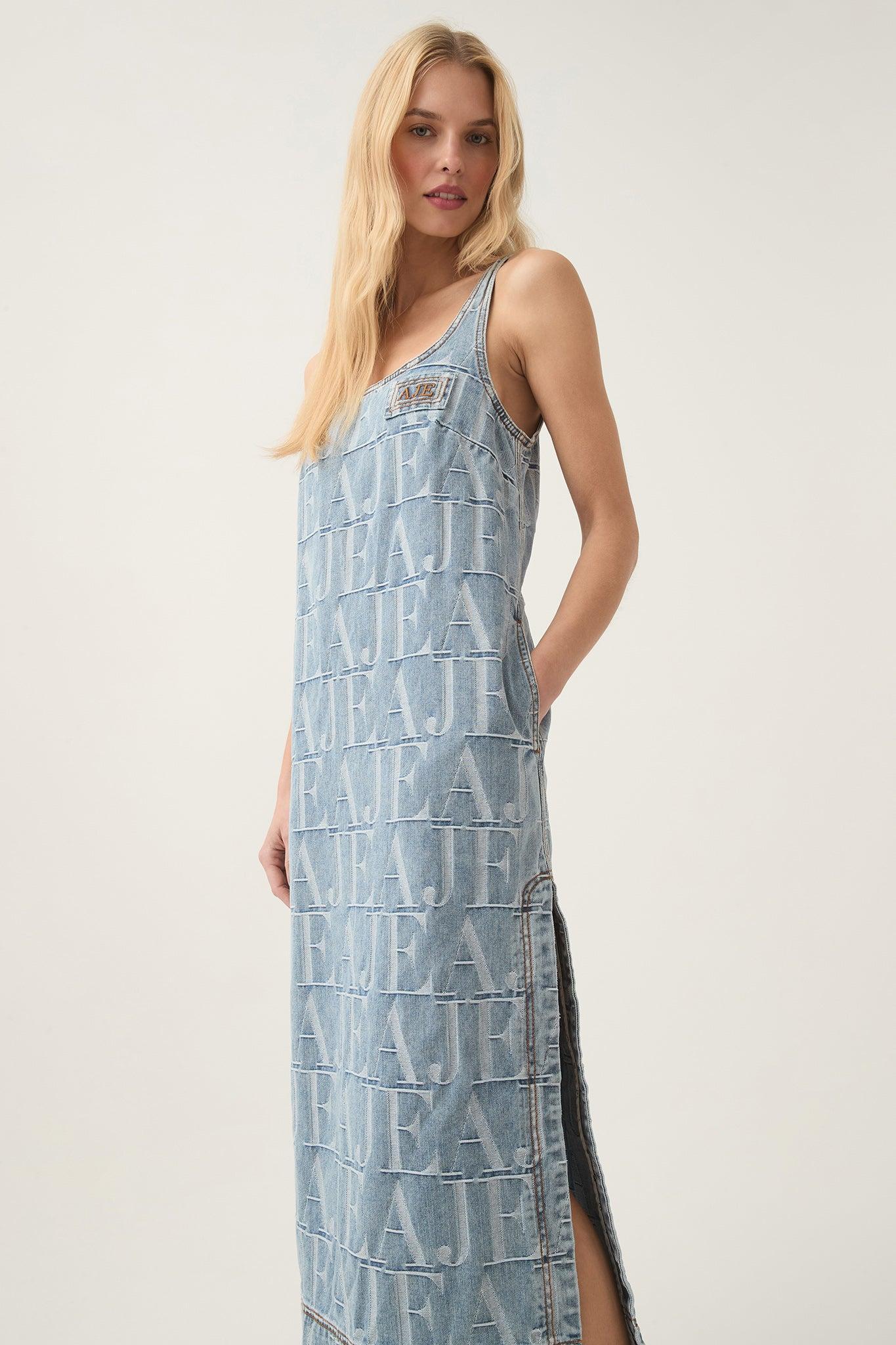 Nostalgia Denim Midi Dress product image