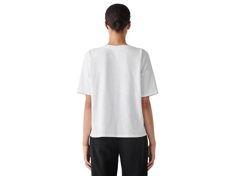 Eileen Fisher Crew Neck Short Sleeve Box Top Women's Clothing Product Image