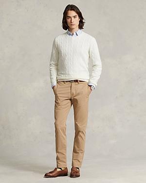 Mens Cashmere Cable-Knit Sweater Product Image