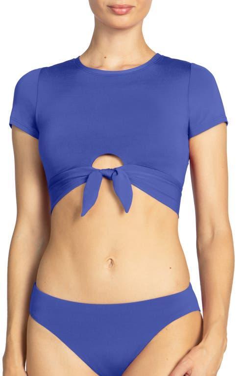 Robin Piccone Ava Knot Front Tee Bikini Top Product Image