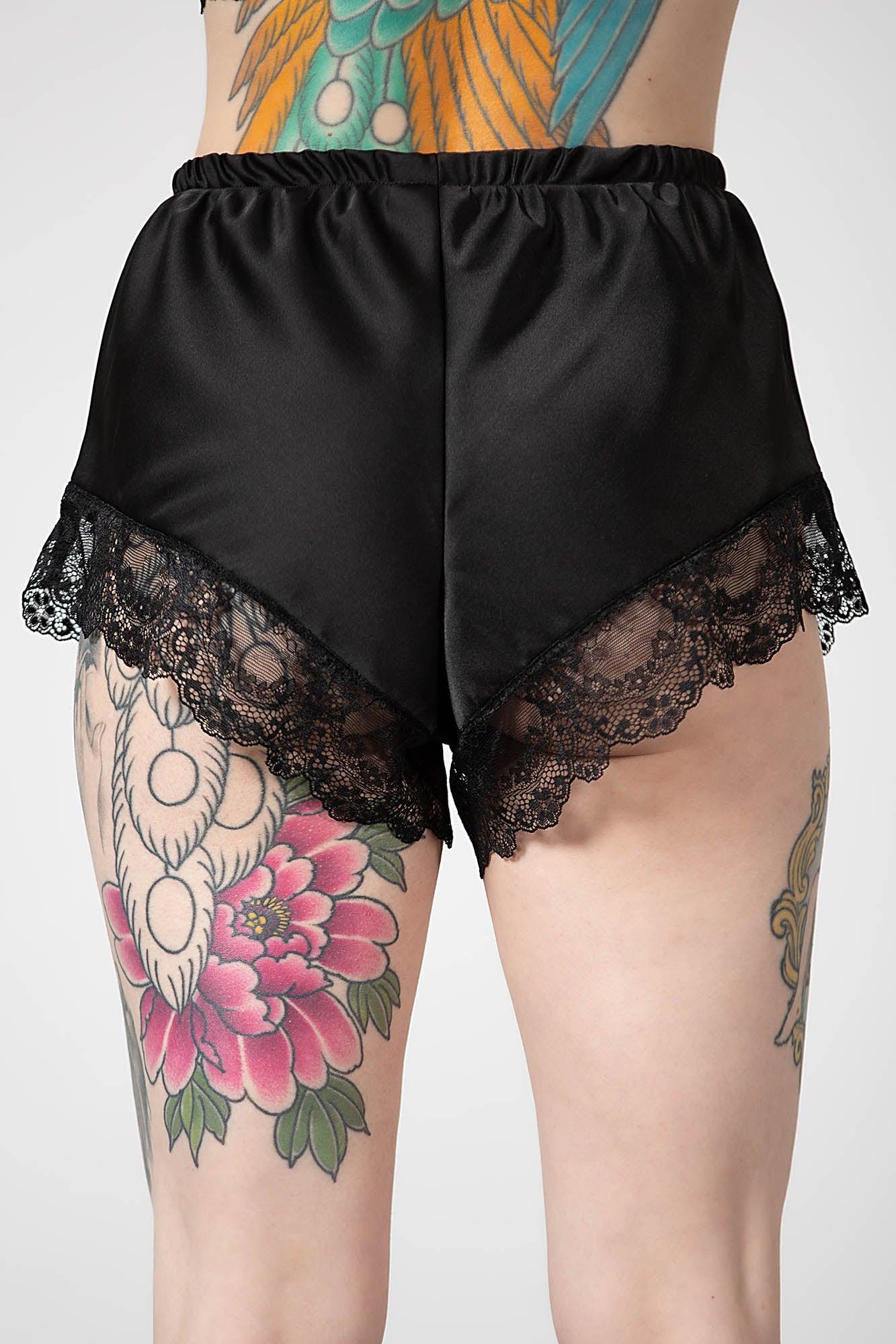 Severina Satin Shorts [B] Female Product Image