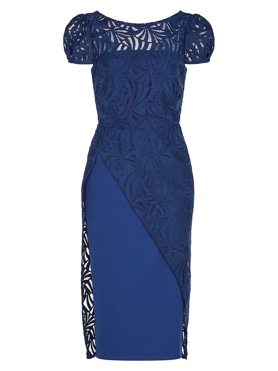 Womens Lace Midi-Dress Product Image