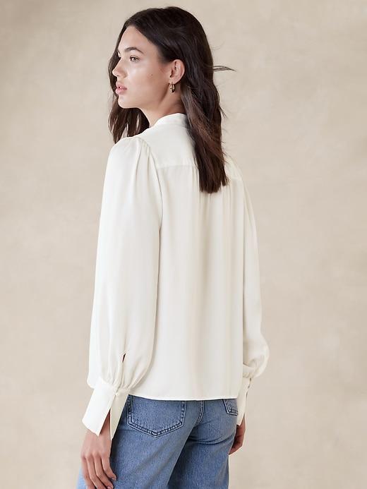 Volume-Sleeve Blouse Product Image