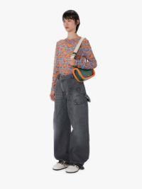 TWISTED WORKWEAR DENIM JEANS in grey | JW Anderson US  Product Image