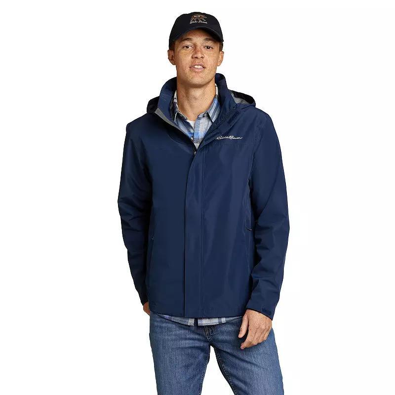 Mens Eddie Bauer Packable Rainfoil Jacket Medium Blue Product Image