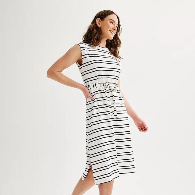 Womens Sonoma Goods For Life Belted Knit Dress Product Image