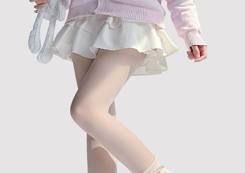 Lace Ruffle Trim Leg Warmers Product Image