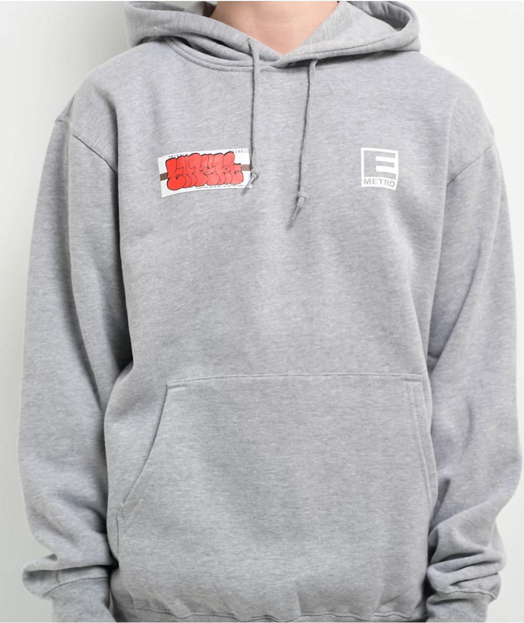 Empyre Metro Zoomin Grey Hoodie Product Image