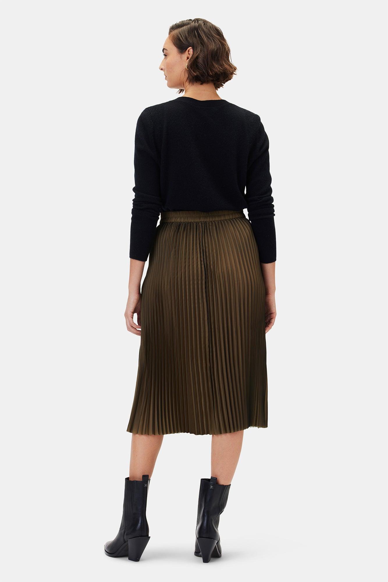 Blaze Skirt - Bronzed Olive Product Image