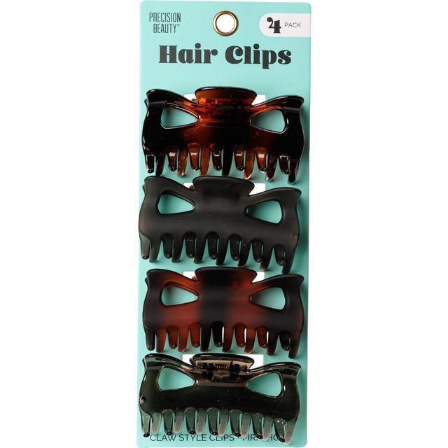 Precision Beauty Claw Hair Clips - 4-Pack Product Image