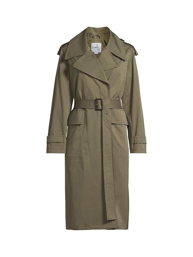 Womens Belted Trench Coat Product Image