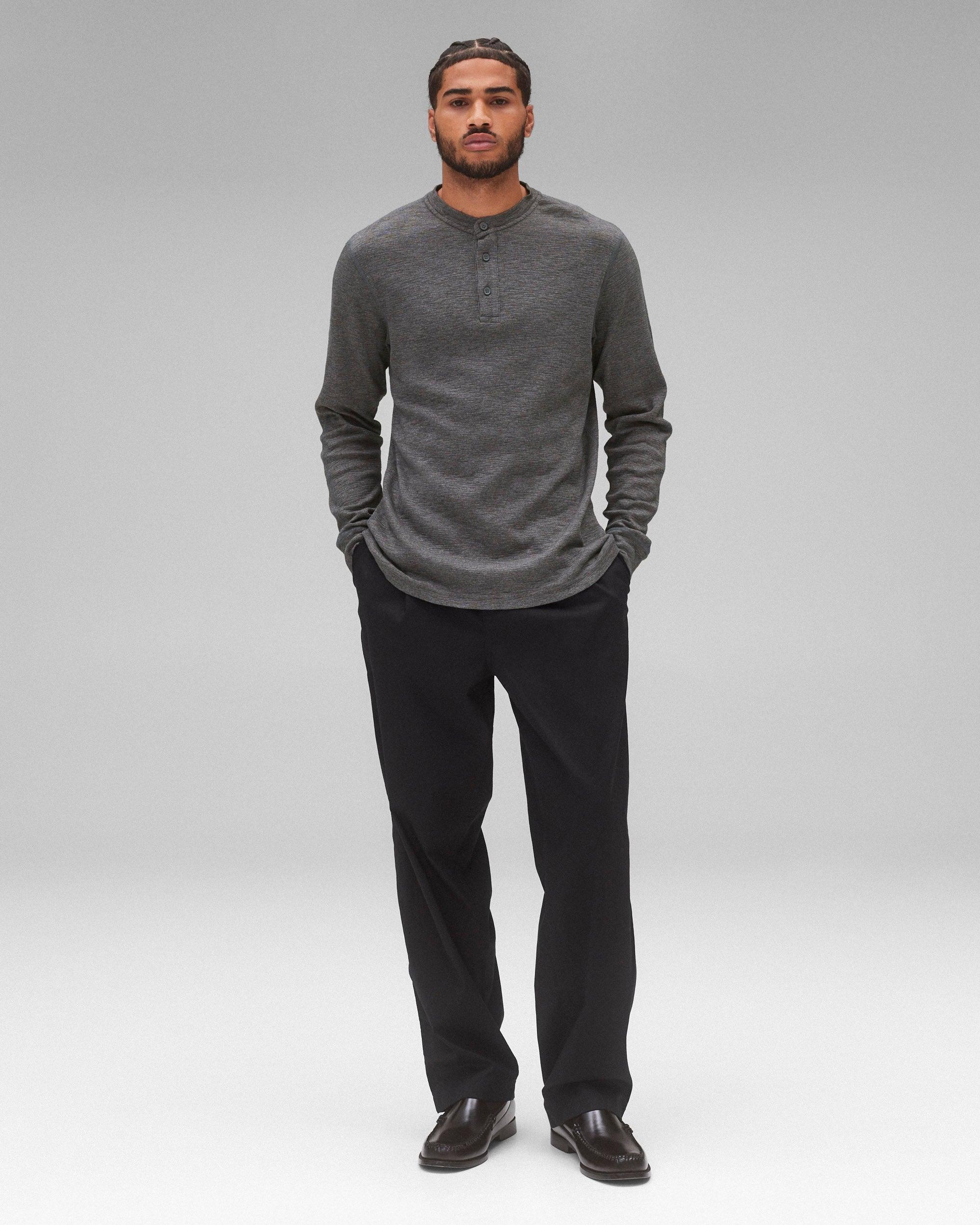 1x1 Slub Henley Male Product Image