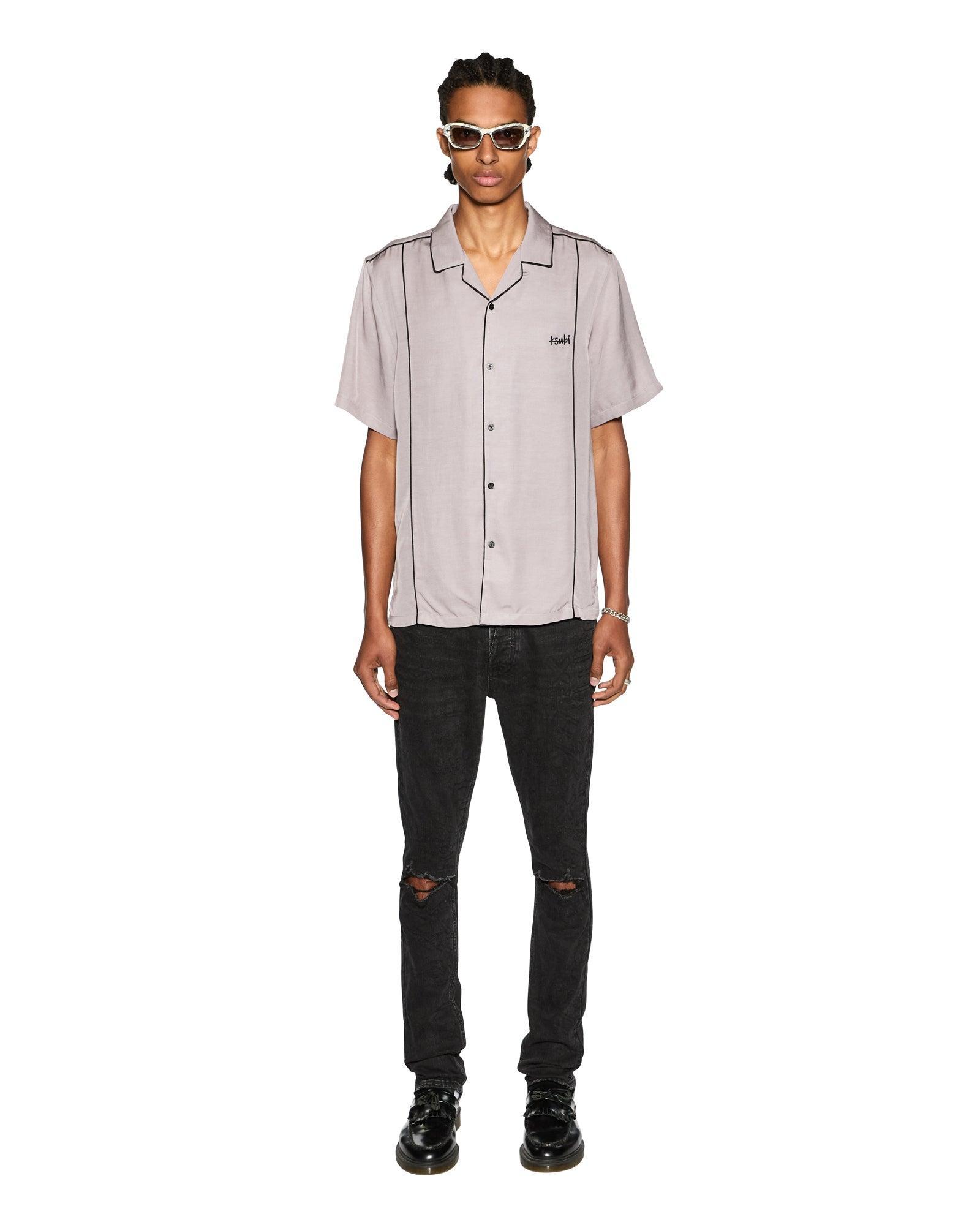 DOWNTOWN RESORT SS SHIRT HAZE Male Product Image