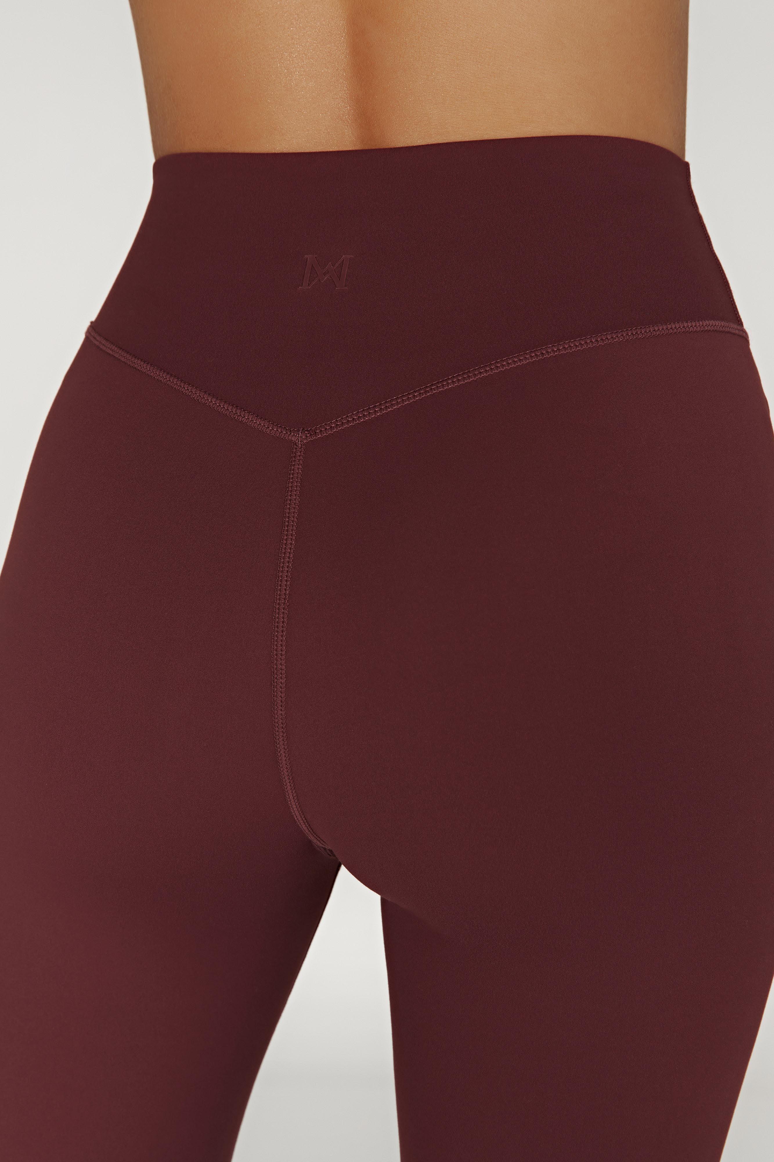 Venus V Back Leggings - Mahogany Product Image