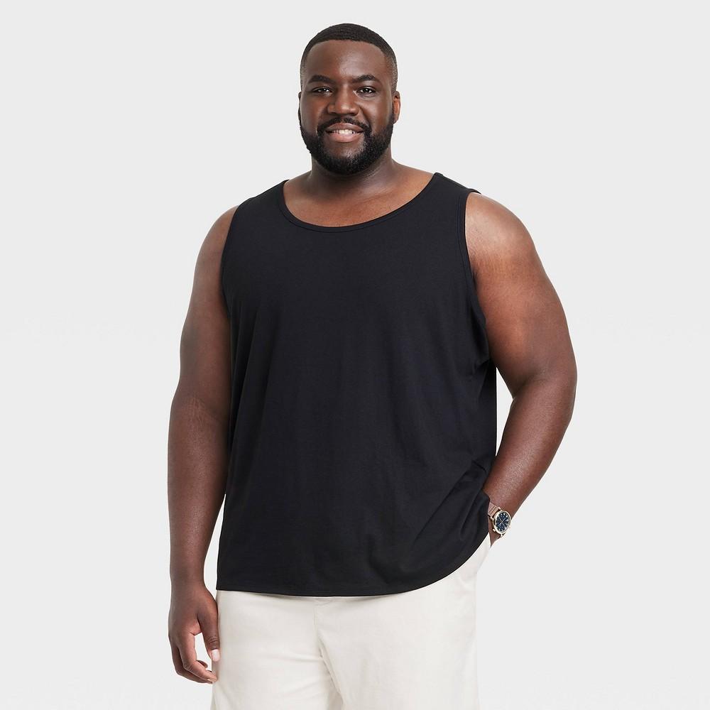 Mens Big & Tall Tank Top - Goodfellow & Co Black 3XLT Product Image