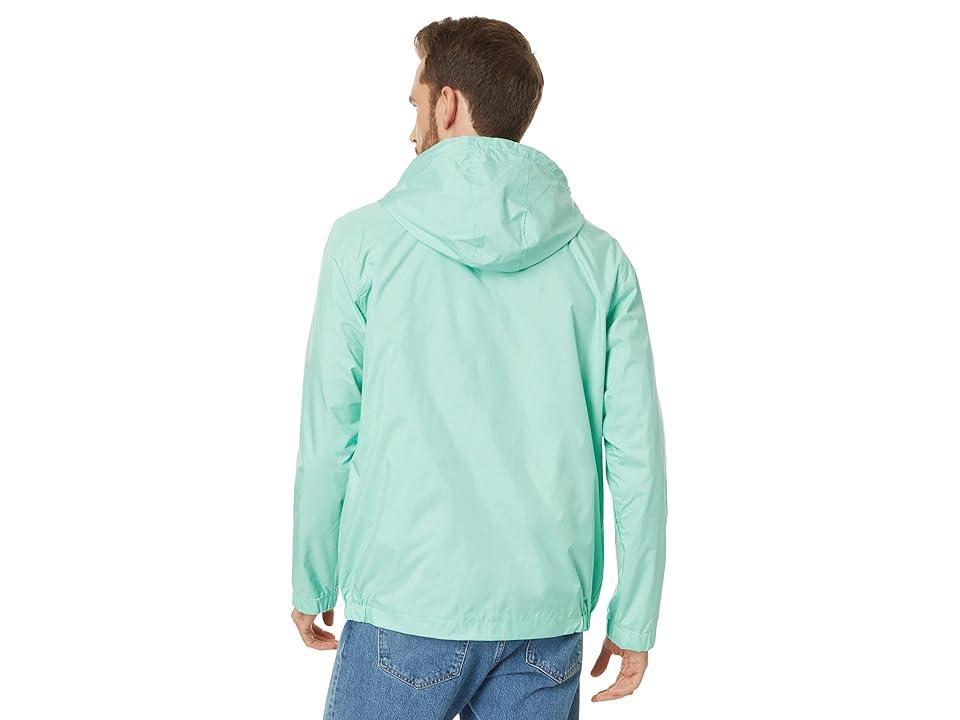 U.S. POLO ASSN. USPA Signature Sleeve Hooded Windbreaker (Jade Heather) Men's Clothing Product Image