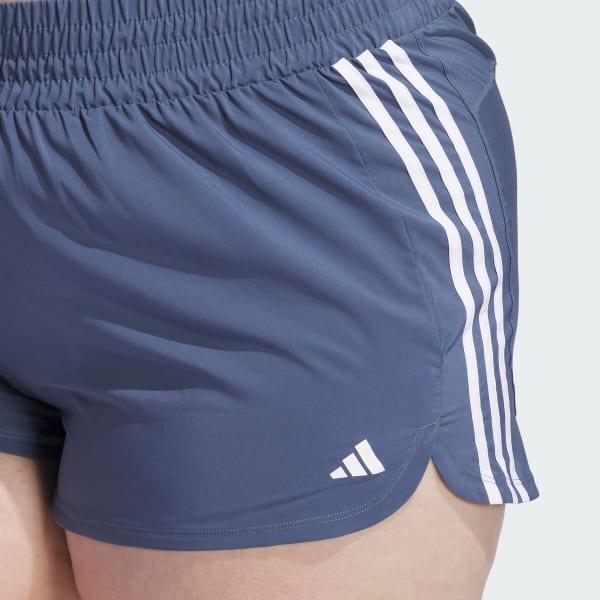 Pacer Training 3-Stripes Woven High-Rise Shorts (Plus Size) Product Image