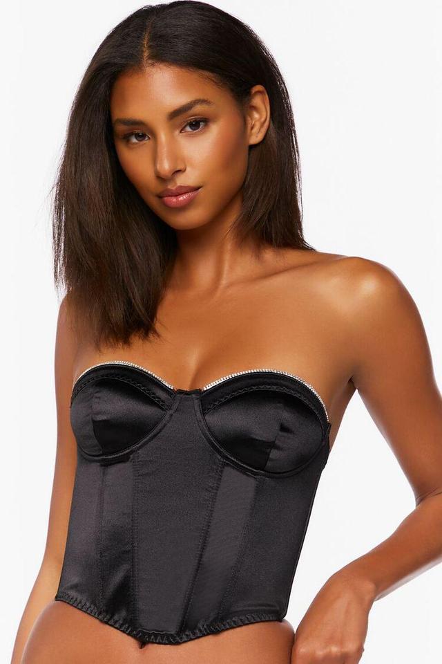 Satin Sweetheart Corset | Forever 21 Product Image