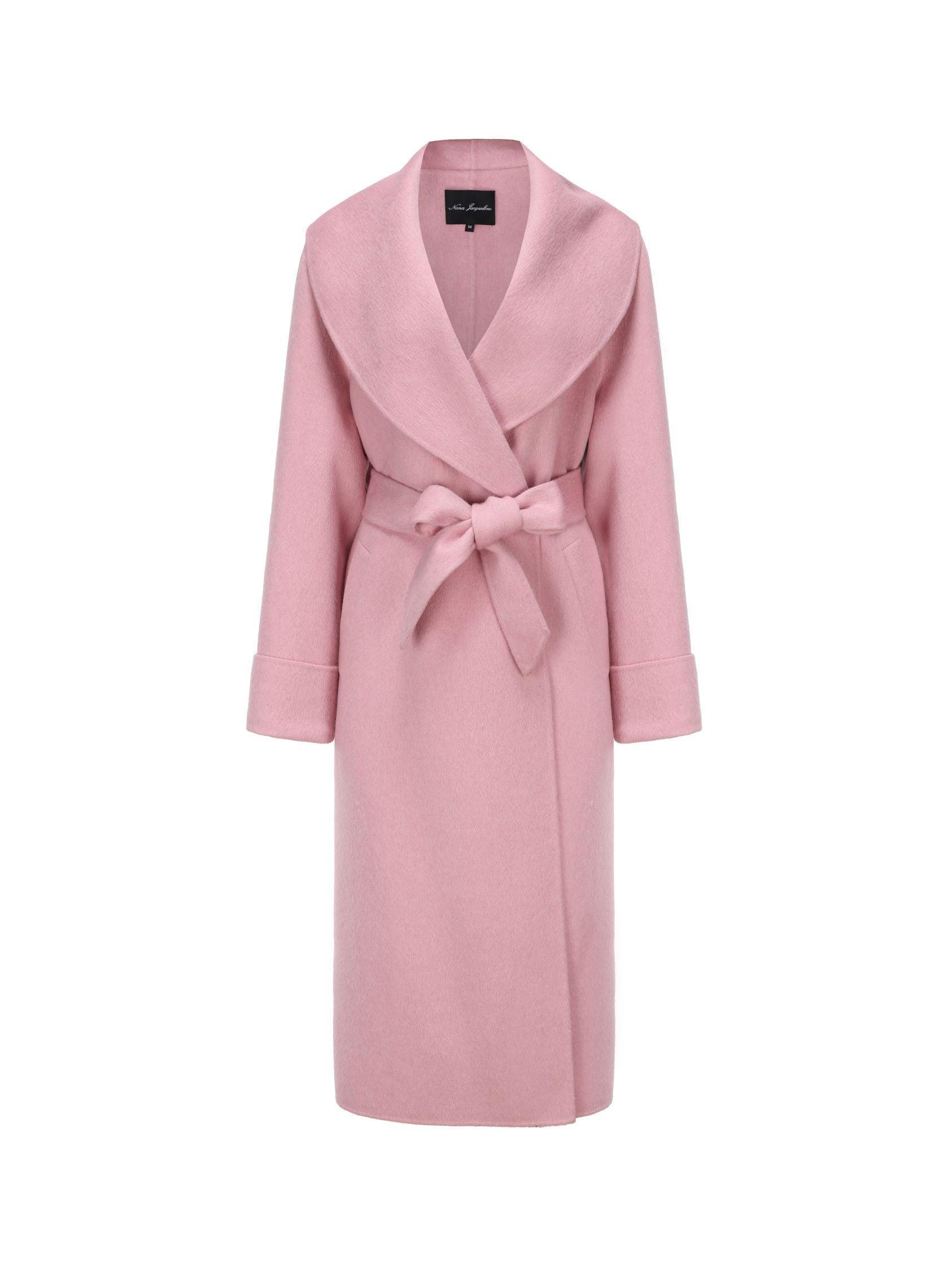 Emmeline Lapel Coat (Pink) Product Image