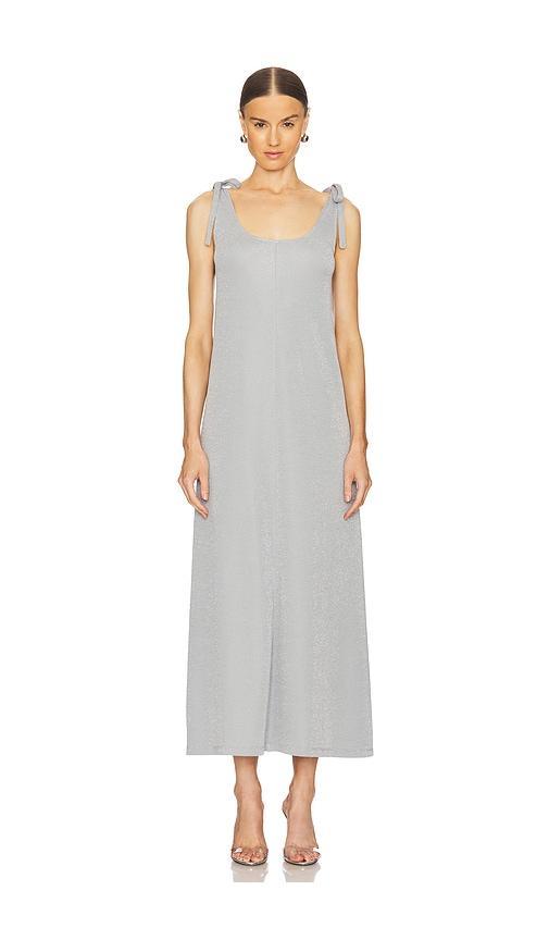 Kylie Lurex Slip Dress Product Image