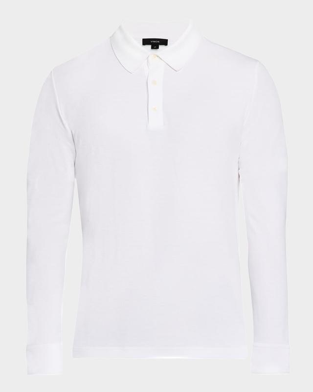 Mens Pima Pique Polo Shirt Product Image