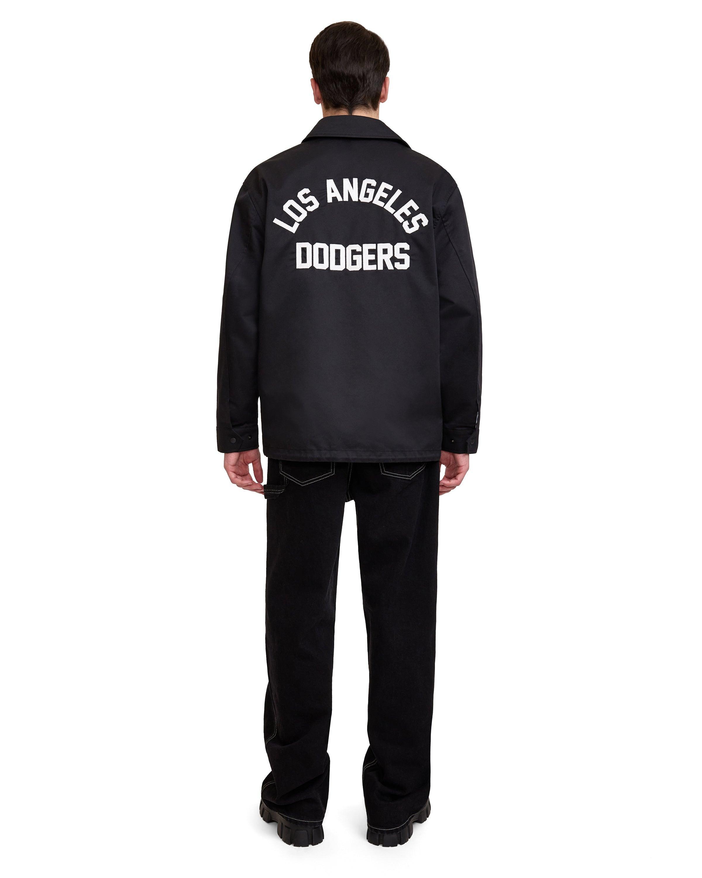 Los Angeles Dodgers Black Coach Jacket Male Product Image