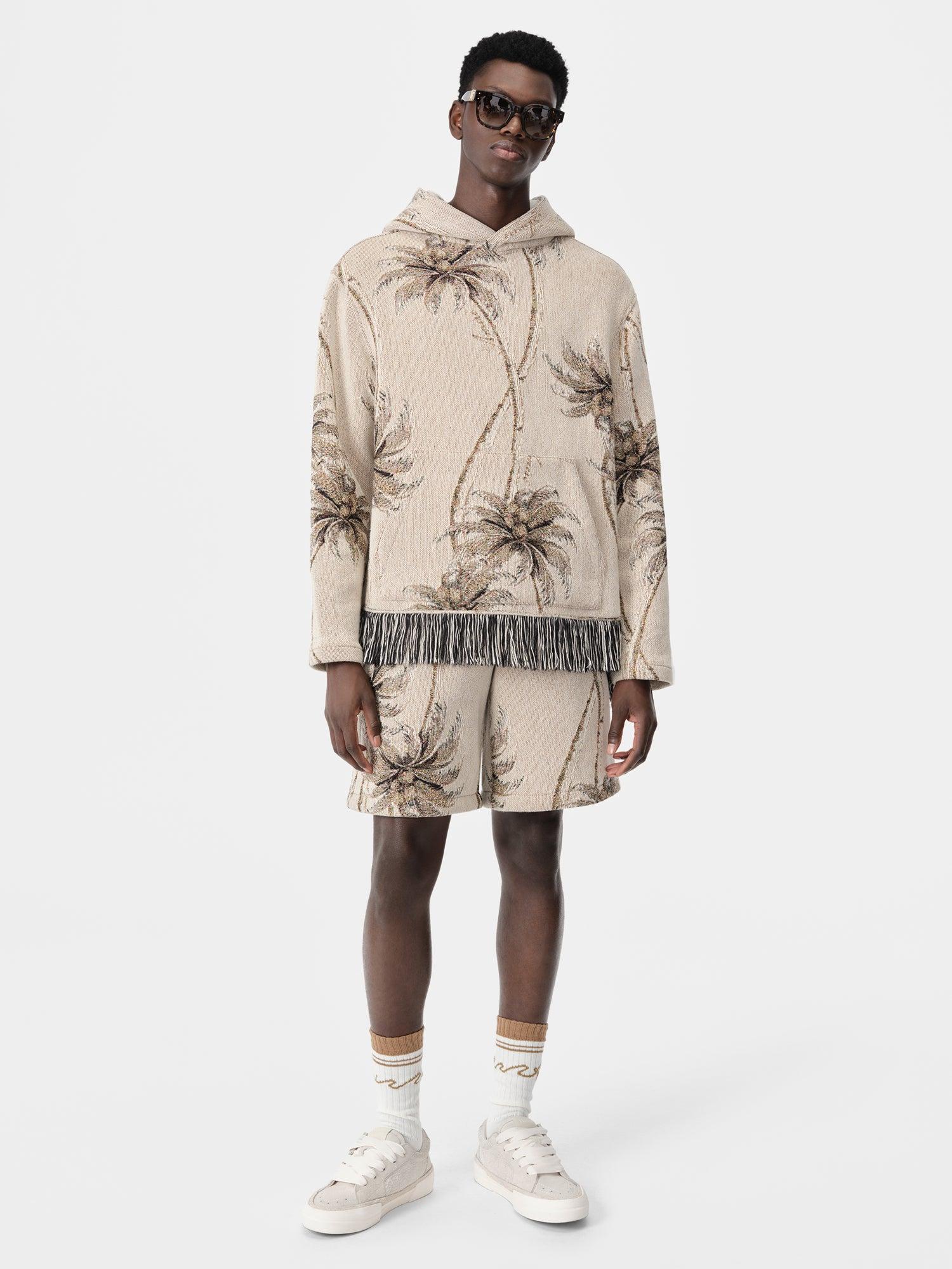 TWISTED PALMS TAPESTRY HOODIE - Alabaster Male Product Image