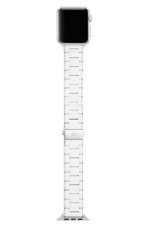 MICHELE Silicone 20mm Apple Watch Watchband Product Image