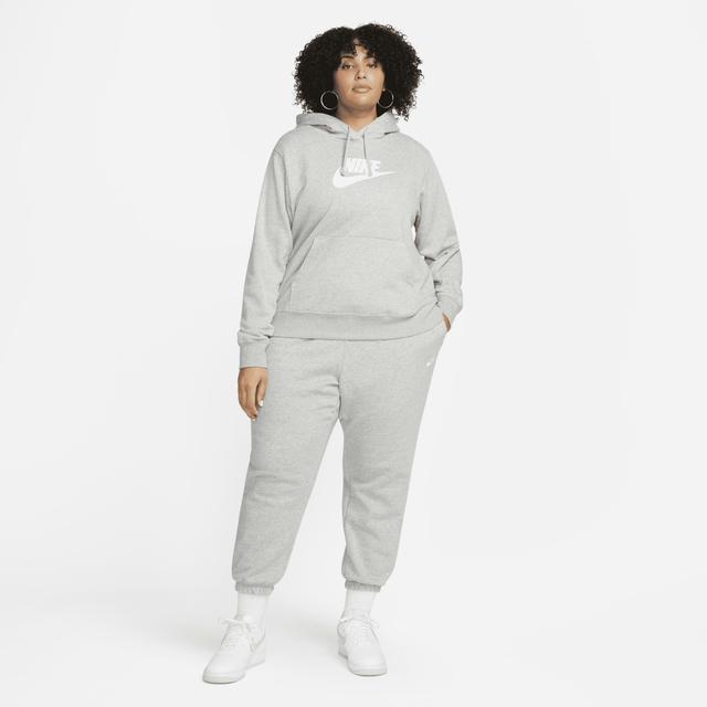 Plus Size Nike Sportwear Club Fleece Hoodie, Womens Grey Product Image