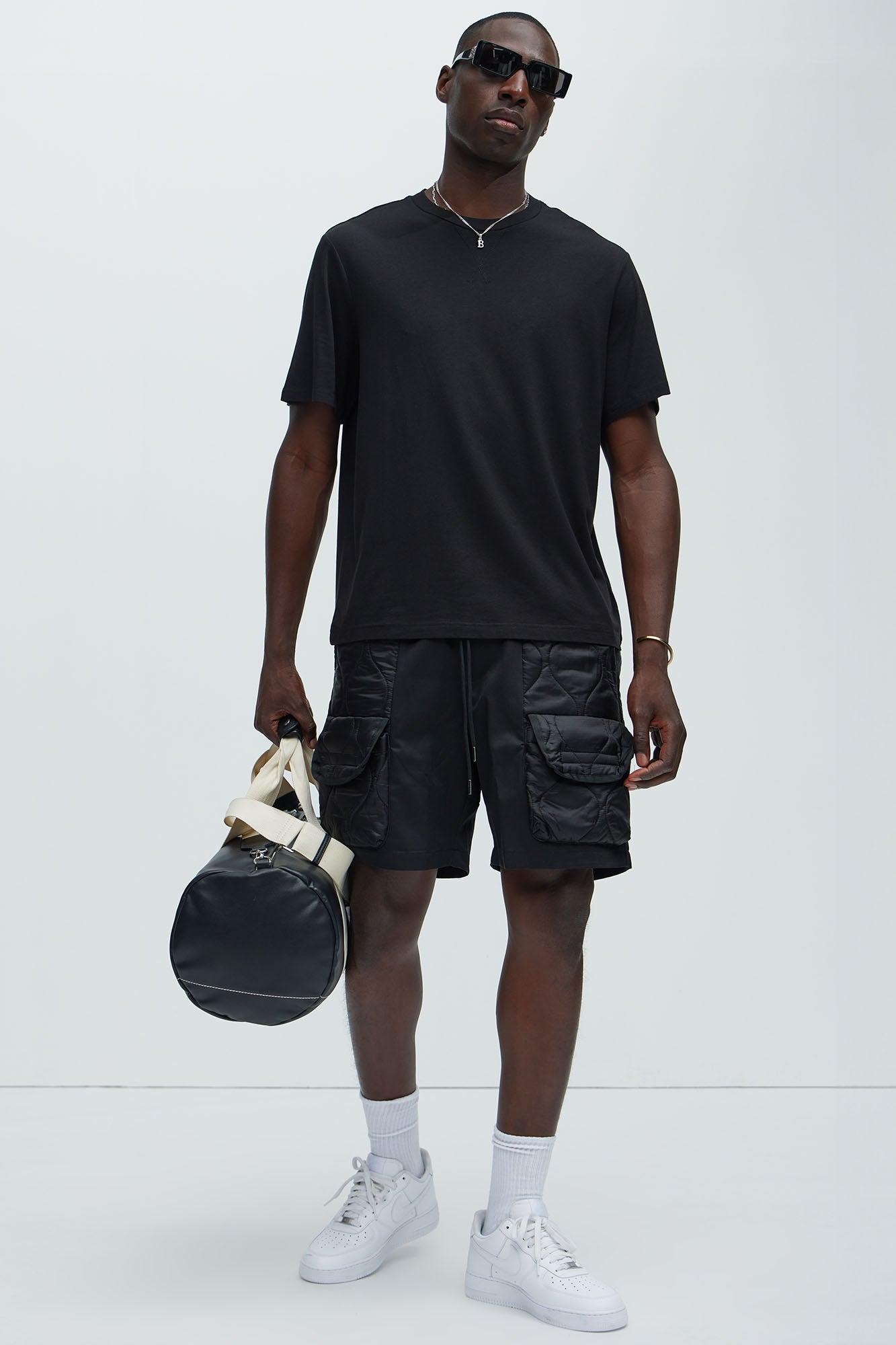 Marlo Quilted Shorts - Black Product Image