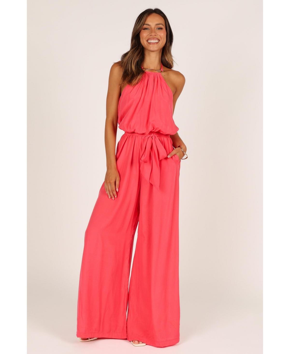 Womens Dionne Halter Jumpsuit Product Image