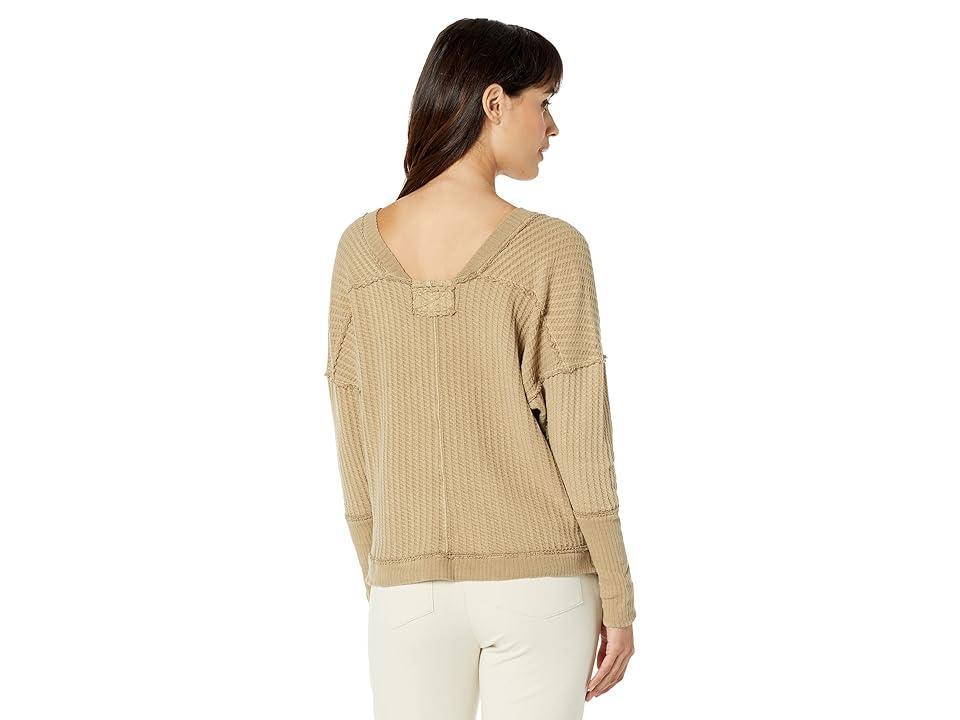 Free People New Magic Thermal (Golden Olive) Women's T Shirt product image