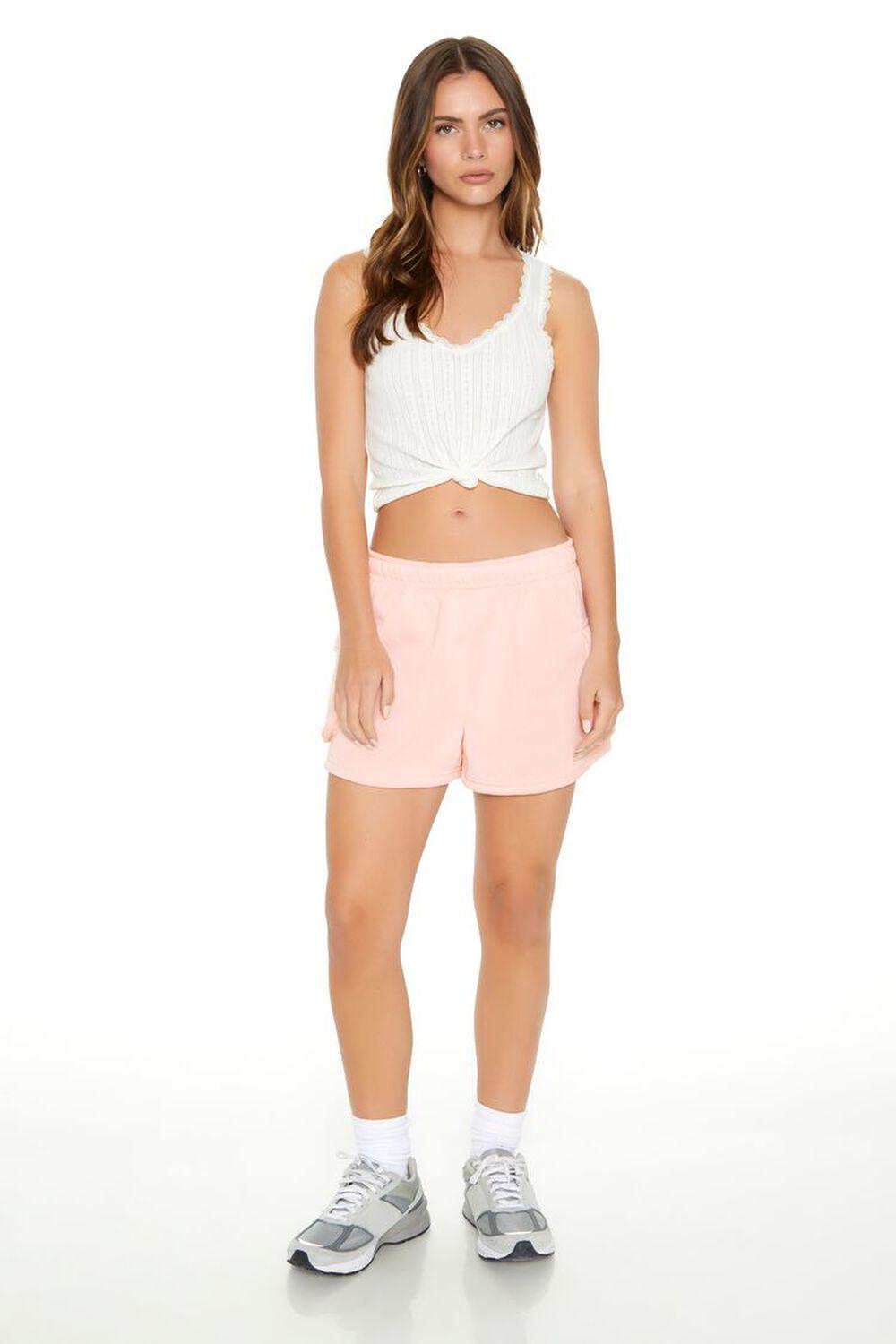 Fleece Pull-On Cargo Shorts | Forever 21 Product Image