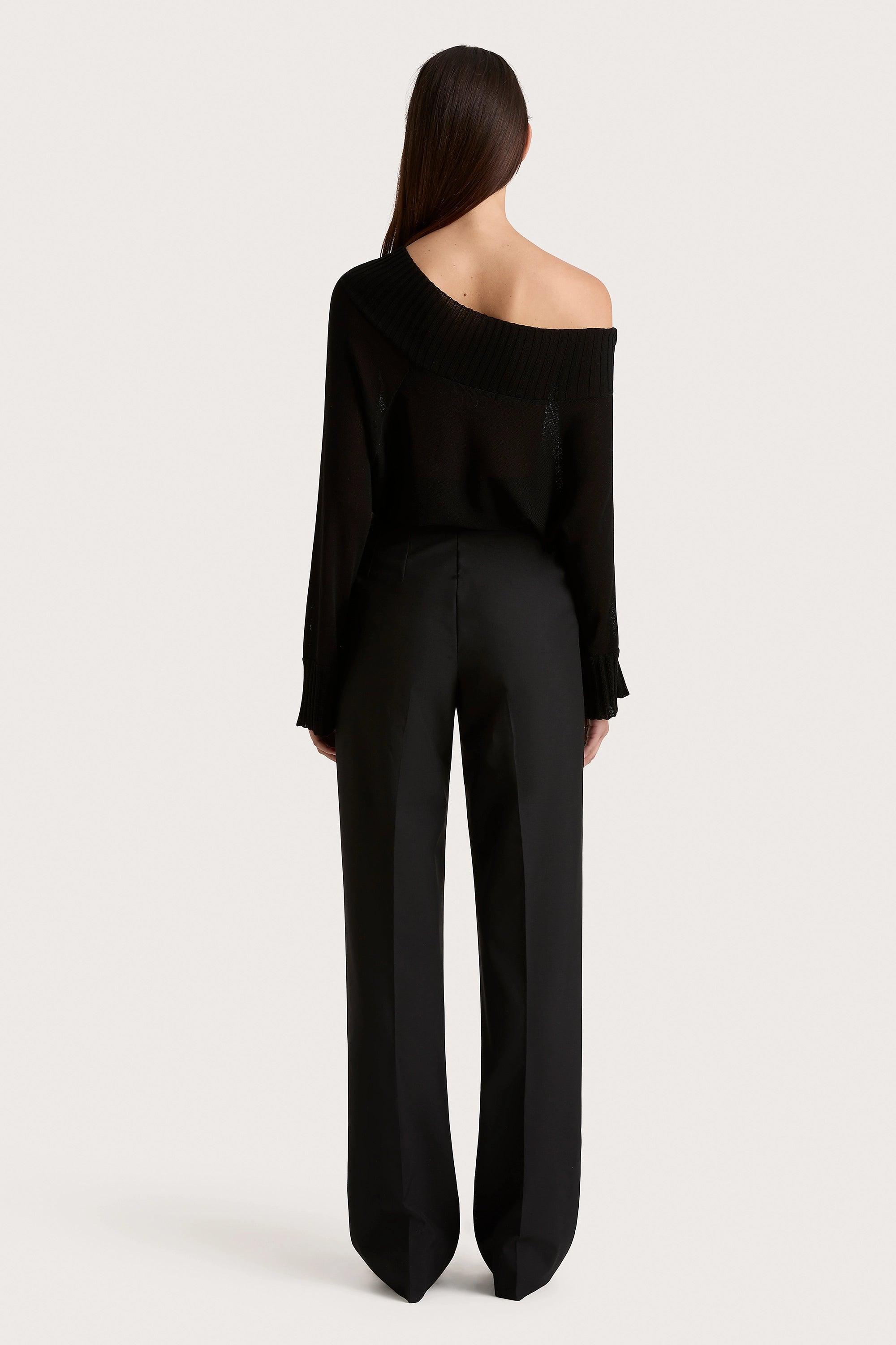 Cecilie Knit Top Black Product Image