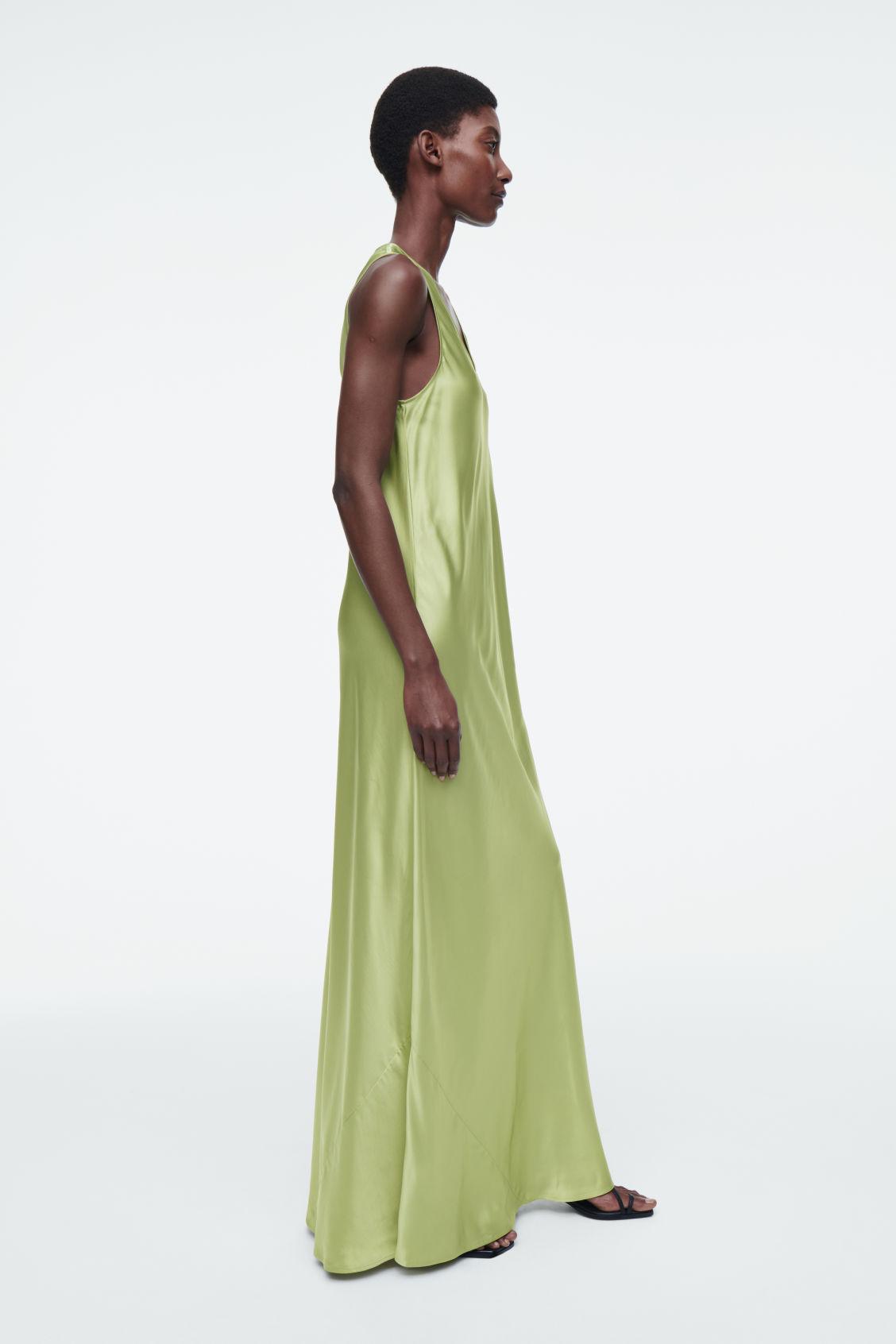 BIAS-CUT MAXI SLIP DRESS Product Image