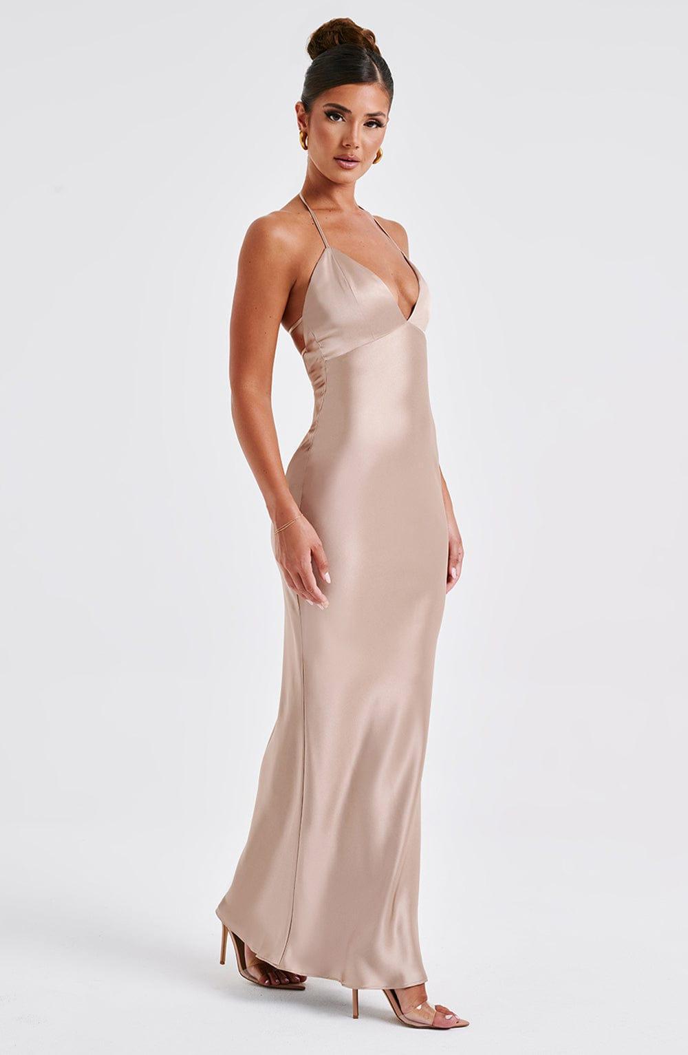 Delphine Maxi Dress - Champagne Product Image