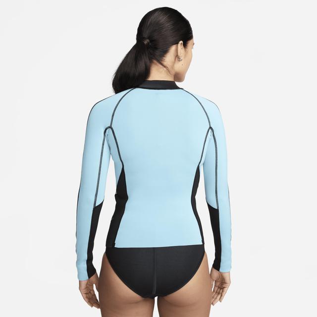 Nike Womens Swim Fusion Long-Sleeve Reversible Zip Shirt Product Image