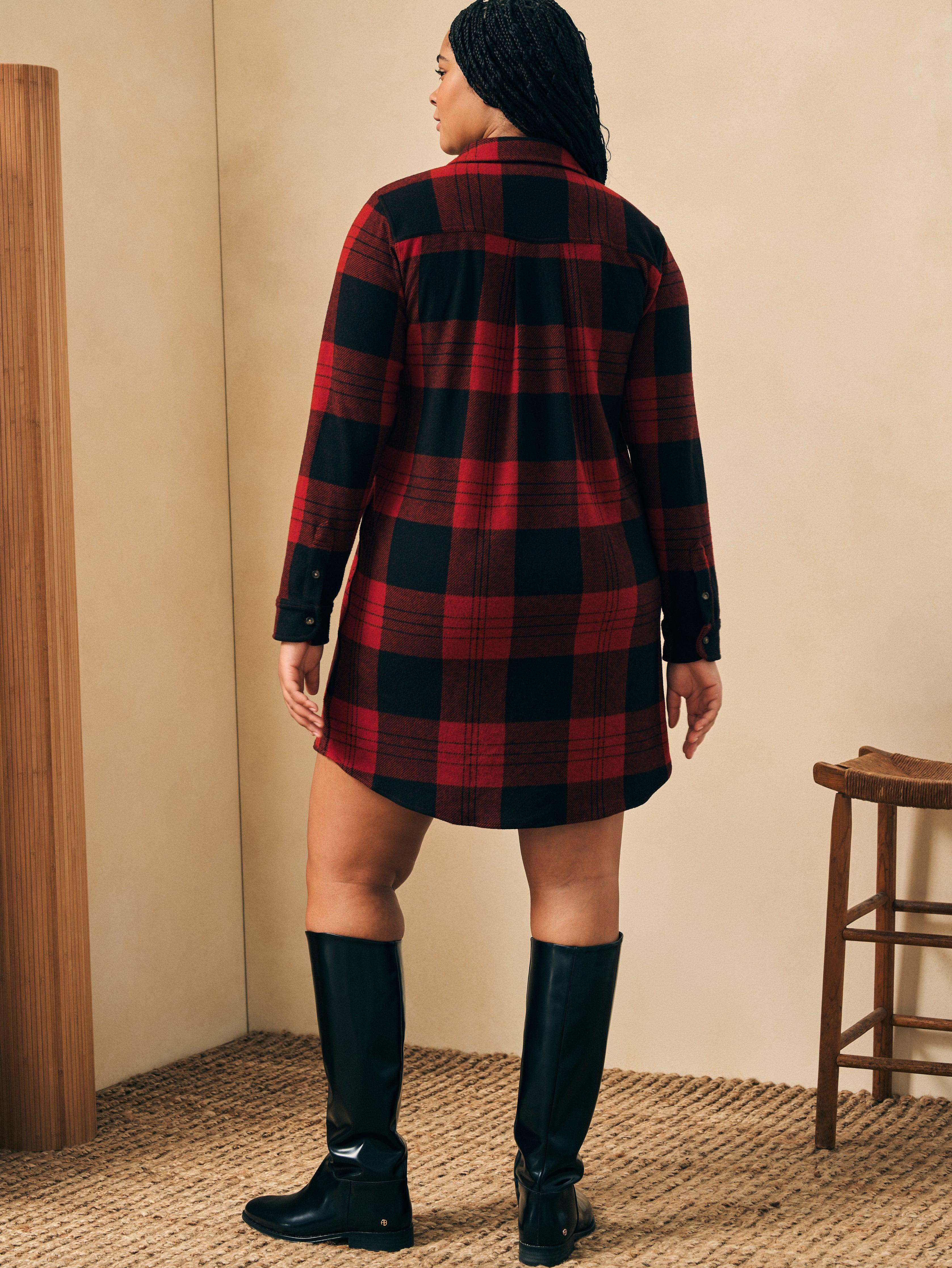 Legend™ Sweater Dress - Orchard House Plaid Female Product Image