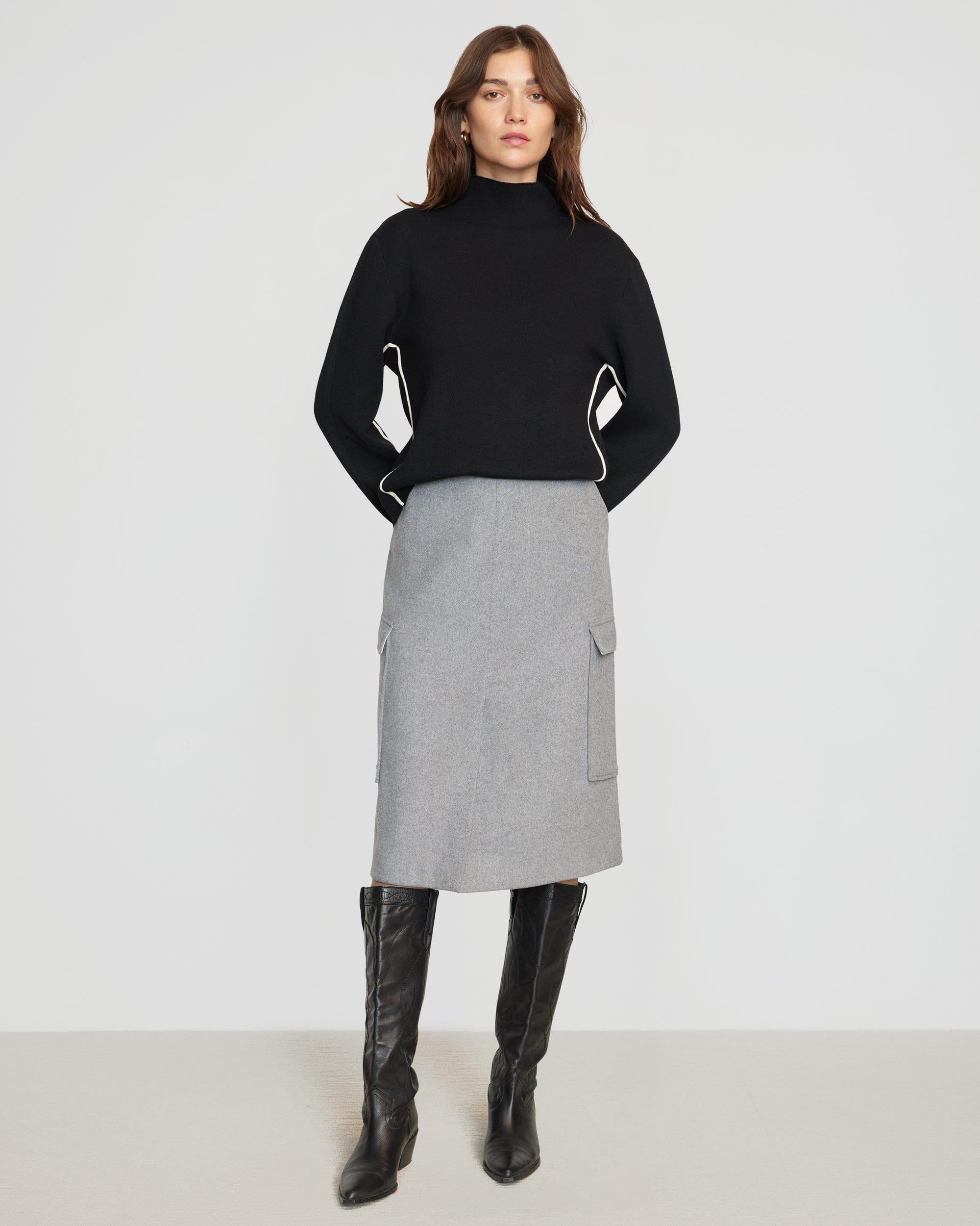 Eileen Wool-Blend Skirt Product Image